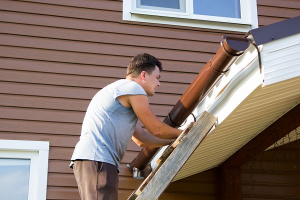 Porch Gutter Replacement in Holland