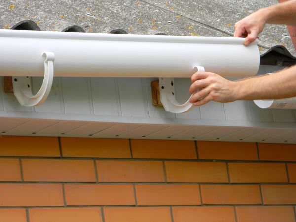 Half Round Gutter Installation in Holland