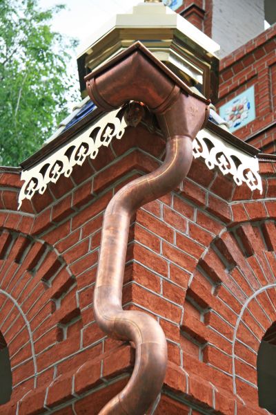 Church Downspout Installation in Holland